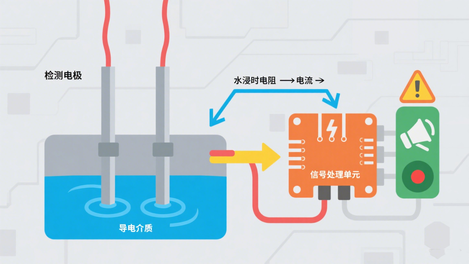 電極水浸傳感器：原理演進(jìn)與業(yè)疆智能的創(chuàng)新實(shí)踐