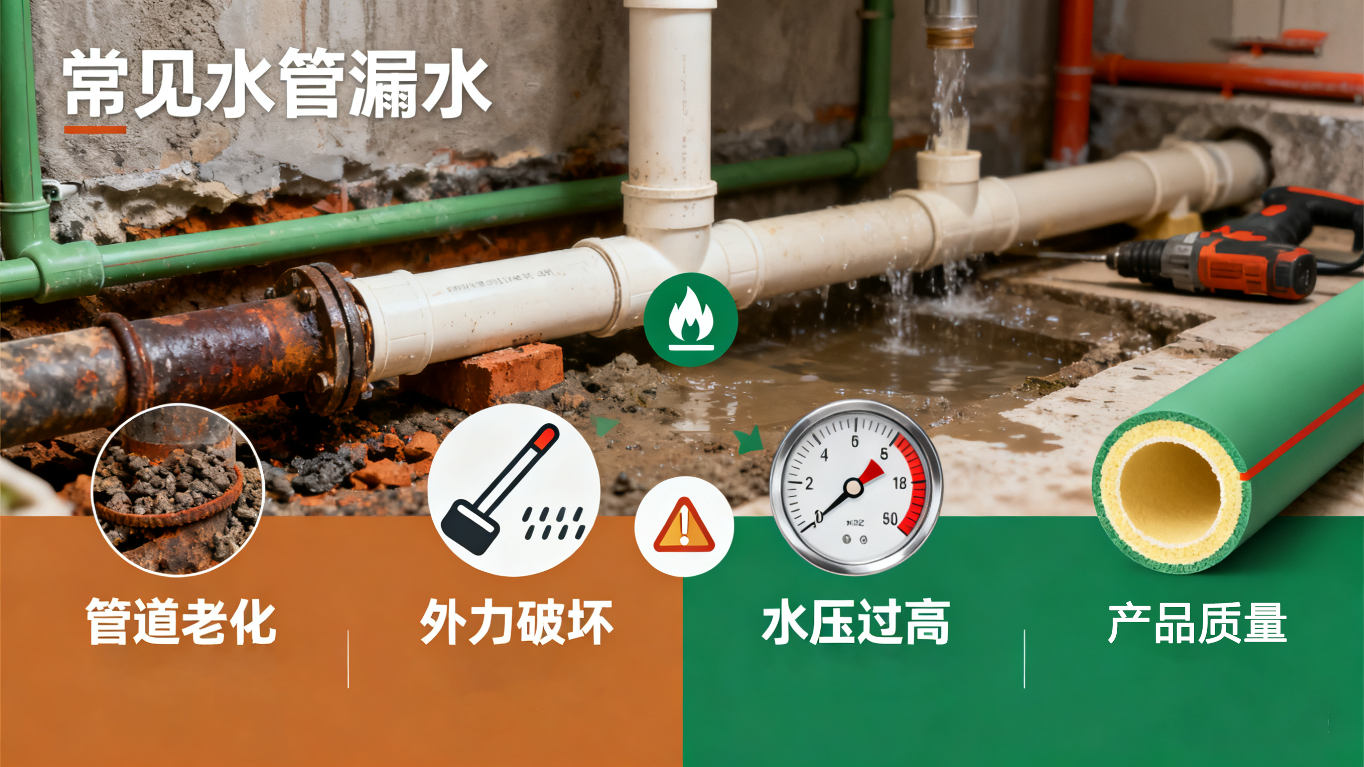 應(yīng)對水管漏水：從成因洞察到智能防護